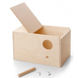 CUIB PASARI DIN LEMN 22/13,5/14 CM