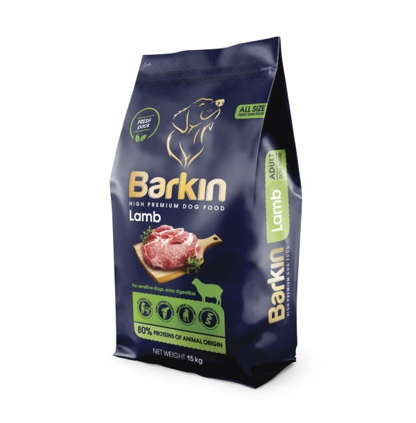 Barkin Adult All Size - Hrana uscata premium - Miel - 15kg