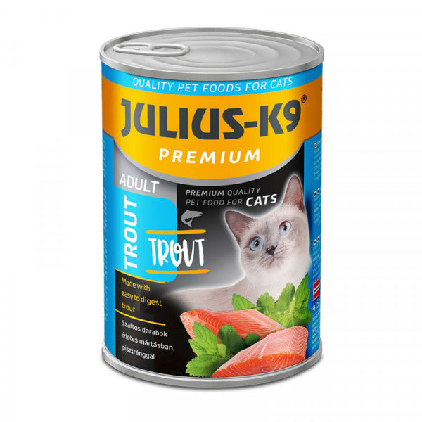 Julius K9 Cat - Hrana umeda super-premium - Pastrav - 415g