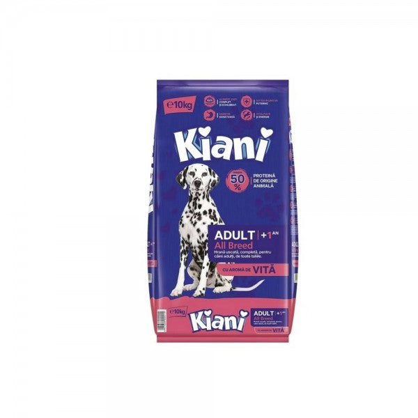 Hrana uscata pentru caini, Kiani cu vita, 10 kg