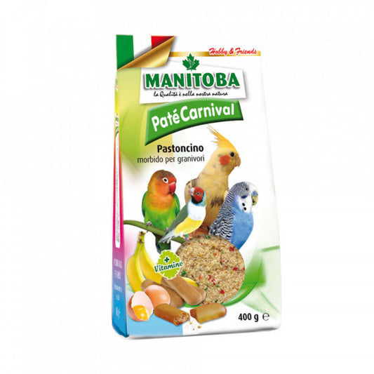 Manitoba Pate Carnival - Hrana semiumeda pentru pasari - 400g