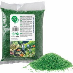 PIETRIȘ DECORATIV PT ACVARIU VERDE 1-1,5 MM - 0,5 KG
