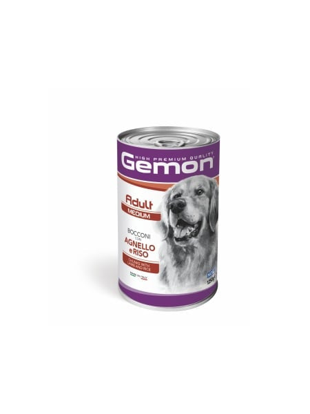 GEMON D CHUNKS ADULT MEDIUM LAMB&RICE 1250GR