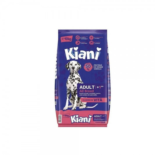 Hrana uscata pentru caini, Kiani cu vita, 10 kg